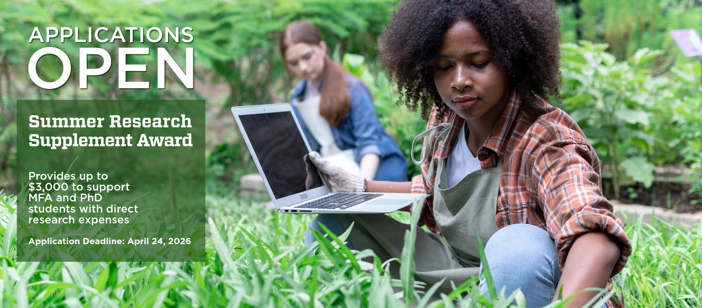Don't miss deadlines for these upcoming funding opportunities for graduate students